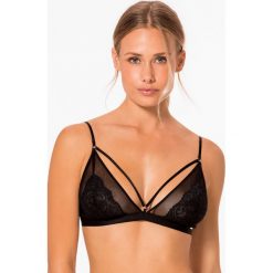 Biustonosz Valentina Bralette. Różowe biustonosze marki Dorina, w paski, z gumy. Za 58,99 zł.