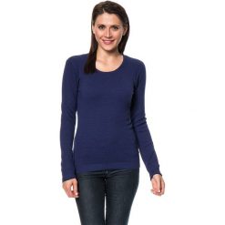Sweter w kolorze granatowym. Niebieskie bez kategorii Assuili, z kaszmiru, z okrągłym kołnierzem. W wyprzedaży za 113,95 zł.