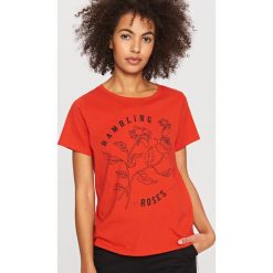 T-shirty chłopięce: T-shirt z nadrukiem – Czerwony