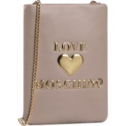 Torebka LOVE MOSCHINO - JC4058PP1BLE0001 Grigio. Szare torebki klasyczne damskie Love Moschino, bez wzorów, ze skóry ekologicznej, wizytowe, bez dodatków. Za 439,00 zł.