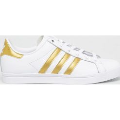 Adidas Originals - Buty Coast Star. Białe buty sportowe damskie adidas Originals, bez wzorów, ze skóry, sportowe. W wyprzedaży za 249,90 zł.