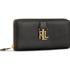 Portfele damskie: Duży Portfel Damski LAUREN RALPH LAUREN – Zip Wallet N79 XZ0C2 XY0C2 XW0EY Black