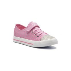 NELLI BLU CYL6043-3. Różowe trampki dziewczęce Nelli Blu, bez wzorów, z tworzywa sztucznego, bez zapięcia. Za 59,99 zł.