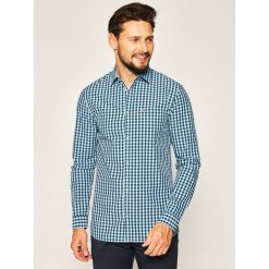 Koszula Tommy Jeans Overdye Poplin Check DM0DM07903. Różowe koszule męskie Tommy Jeans, m, bez wzorów, z bawełny, casualowe, bez kołnierzyka, bez rękawów. Za 299,00 zł.