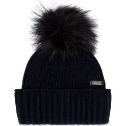 Czapka COLMAR - Hat With The Pompom 4867E Navy Blue 65. Niebieskie czapki damskie Colmar, bez wzorów, z materiału. Za 219,00 zł.