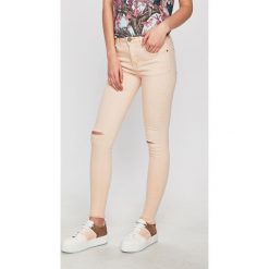Answear - Spodnie Secret Garden. Różowe spodnie damskie ANSWEAR, s, bez wzorów, z elastanu. W wyprzedaży za 59,90 zł.