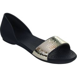 Crocs Kobiety Crocs Ballerinas Lina Zdobione Dorsam Navy / Srebrny 204361-488 (Rozmiar 36-37). Szare buty sportowe damskie marki Crocs, z aplikacjami, bez obcasa. W wyprzedaży za 162,00 zł.