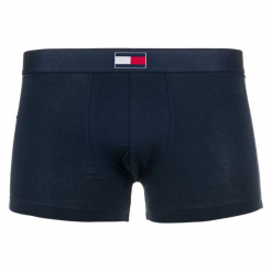 Tommy Hilfiger Bokserki Męskie L Ciemnoniebieskie. Czarne bokserki męskie TOMMY HILFIGER, bez wzorów. W wyprzedaży za 115,00 zł.