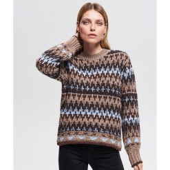 Sweter we wzory - Wielobarwn. Szare bez kategorii Reserved, s. W wyprzedaży za 39,99 zł.