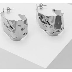 Dyrberg/Kern KLINT EARRING Kolczyki shiny silvercoloured. Szare kolczyki damskie marki Dyrberg Kern. Za 369,00 zł.