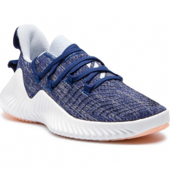 Buty adidas - Alphabounce Trainer W BB7502 Dkblue/Aerblu/Cleora. Niebieskie buty do fitnessu damskie Adidas, z materiału, adidas alphabounce. W wyprzedaży za 279,00 zł.