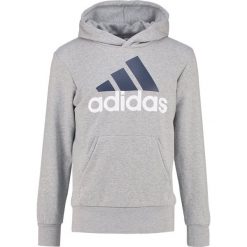 Bluzy męskie: adidas Performance Bluza z kapturem medium grey heather