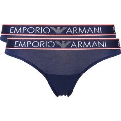 Emporio Armani Spodenki Niebieski. Niebieskie figi damskie Emporio Armani, l, bez wzorów, z elastanu. Za 171,95 zł.