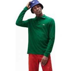 Koszula w kolorze zielonym. Zielone koszule męskie Lacoste, s, z haftami, z bawełny, klasyczne, polo, bez rękawów. W wyprzedaży za 229,95 zł.