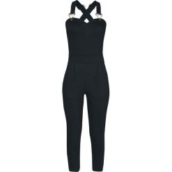 Odzież damska: Voodoo Vixen Retro Jumpsuit Kombinezon czarny