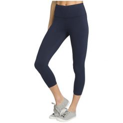 Prana Damskie Legíny Transform High Waist Capri Nautical (Rozmiar Xl). Czarne spodnie damskie PrAna, xl, z tkaniny, z podwyższonym stanem. W wyprzedaży za 187,00 zł.