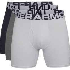Under Armour Charged Cotton® 6" 3-pack Bokserki Czarny Biały Szary. Szare bokserki męskie z elastanu. Za 188,95 zł.