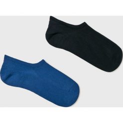 Tommy Hilfiger - Skarpety (2-pack). Niebieskie skarpetki męskie TOMMY HILFIGER, bez wzorów, z elastanu. W wyprzedaży za 39,90 zł.