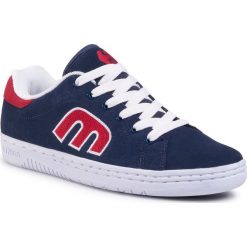 Sneakersy ETNIES - Calli-Cut 4101000505 Navy/Red/White 465. Niebieskie sneakersy męskie Etnies, na co dzień, bez wzorów, ze skóry, eleganckie, bez zapięcia. Za 299,00 zł.