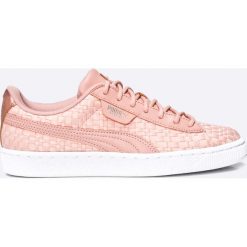 Puma - Buty Basket Satin EP. Pomarańczowe buty sportowe damskie Puma, bez wzorów, ze skóry, sportowe. W wyprzedaży za 159,90 zł.