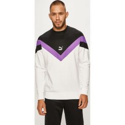 Puma - Bluza. Białe bluzy męskie Puma, s, bez wzorów, z bawełny, z okrągłym kołnierzem, bez rękawów, bez kaptura. Za 269,90 zł.