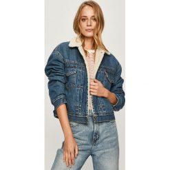 Levi's - Kurtka jeansowa. Niebieskie kurtki damskie Levi's®, s, bez wzorów, z bawełny, krótkie, bez kaptura. Za 639,90 zł.