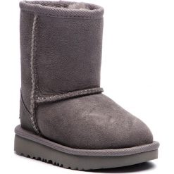 Buty UGG - T Classic II 1017703T T/Grey. Szare kozaki dziewczęce Ugg, bez wzorów, z wełny, bez obcasa. W wyprzedaży za 499,00 zł.