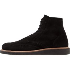 Buty zimowe męskie: KIOMI Botki sznurowane black