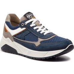 Sneakersy IGI&CO - 3129233 Azzurro. Niebieskie sneakersy męskie marki IGI&CO, na co dzień, bez wzorów, ze skóry, eleganckie, bez zapięcia. Za 449,00 zł.