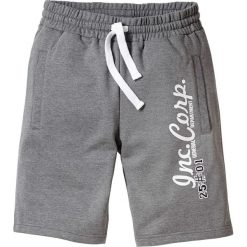 Bermudy dresowe bonprix szary melanż. Szare spodenki i szorty męskie bonprix, s, w paski, z dresówki. Za 54,99 zł.