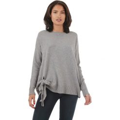 Sweter w kolorze szarym. Szare bez kategorii L'étoile du cachemire, z kaszmiru, z okrągłym kołnierzem. W wyprzedaży za 129,95 zł.