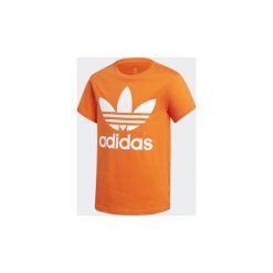 T-shirty z krótkim rękawem Dziecko adidas Koszulka Trefoil. Pomarańczowe t-shirty chłopięce Adidas, bez wzorów, z krótkim rękawem. Za 79,95 zł.