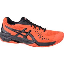 Asics Gel-Challenger 12 Clay 1041A048-813. Pomarańczowe buty sportowe męskie Asics, z materiału, bez zapięcia, tenisowe. W wyprzedaży za 299,99 zł.