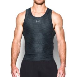 Under Armour Koszulka męska Printed Tank czarny r. XXL (1275056-002). Szare koszulki sportowe męskie marki Under Armour, z elastanu, sportowe. Za 91,75 zł.