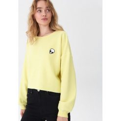 Bluza z nadrukiem - Żółty. Żółte bluzy damskie House, s, z nadrukiem, bez rękawów, bez kaptura. Za 59,99 zł.