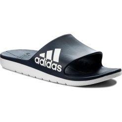 Klapki adidas - Aqualette Cf CM7929 Conavy/Ftwwht/Ftwwht. Niebieskie klapki męskie Adidas, bez wzorów, z tworzywa sztucznego. Za 119,00 zł.