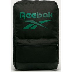 Reebok - Plecak. Czarne plecaki męskie Reebok, z nadrukiem, z poliesteru. Za 119,90 zł.