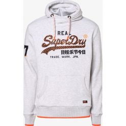 Superdry - Męska bluza nierozpinana, szary. Szare bluzy męskie Superdry, xl, z nadrukiem, prążkowane, sportowe, bez kołnierzyka, bez rękawów, bez kaptura. Za 279,95 zł.