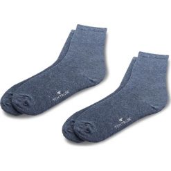 Skarpety Wysokie Męskie TOM TAILOR - 97109 Jeans 503. Niebieskie skarpetki męskie marki Tom Tailor, bez wzorów, z bawełny. Za 39,00 zł.