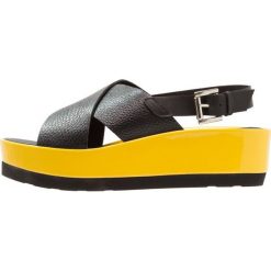 Sandały damskie: Élysèss Sandały na platformie modus black/yellow