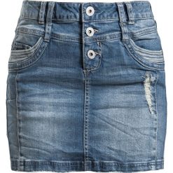 Sublevel Ladies Destroyed Denim Skirt Spódnica Mini niebieski. Niebieskie minispódniczki marki Sublevel, s, z denimu. Za 99,90 zł.