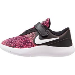 Nike Performance FLEX CONTACT Obuwie do biegania treningowe black/white/racer pink. Czarne buty do biegania damskie marki Nike Performance, z materiału. W wyprzedaży za 126,75 zł.