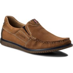 Półbuty LASOCKI FOR MEN - MB-RAMON-03 Camel. Pomarańczowe półbuty męskie Lasocki For Men, na co dzień, bez wzorów, ze skóry, bez zapięcia. Za 179,99 zł.