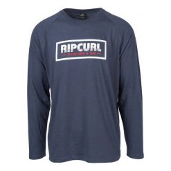 Rip Curl Koszulka Męska Z Długim Rękawem Bigmama Box M, Ciemnoniebieski. Szare koszulki męskie Rip Curl, m, bez wzorów, z materiału, bez kołnierzyka, z długim rękawem, długie. W wyprzedaży za 126,00 zł.