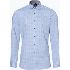 Olymp Level Five - Koszula męska łatwa w prasowaniu, niebieski. Niebieskie koszule męskie na spinki OLYMP Level Five, m. Za 249,95 zł.
