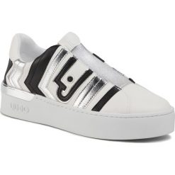 Sneakersy LIU JO - Silvia 08 BA0005 P0231 Silver 00532. Białe półbuty damskie Liu Jo, ze skóry ekologicznej. W wyprzedaży za 409,00 zł.