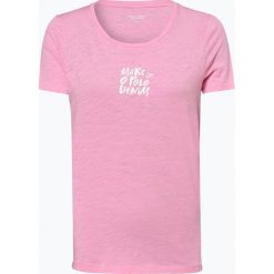 Marc O'Polo Denim - T-shirt damski, różowy. Różowe t-shirty damskie Marc O'Polo DENIM, s, bez wzorów, z denimu, polo. Za 129,95 zł.