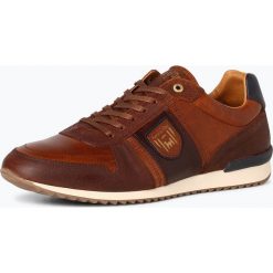 Pantofola d`Oro - Męskie tenisówki ze skóry – Umito Uomo Low, brązowy. Brązowe tenisówki męskie Pantofola d`Oro, ze skóry. Za 499,95 zł.