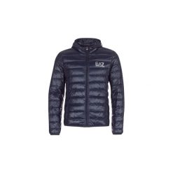 Kurtki pikowane Emporio Armani EA7 CORE ID 8NPB02. Niebieskie kurtki męskie marki Emporio Armani EA7, s, bez wzorów, bez kaptura. Za 749,00 zł.