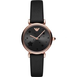 Zegarek EMPORIO ARMANI - Gianni T-Bar AR11225 Black/Rose Gold. Czarne zegarki damskie Emporio Armani. Za 1249,00 zł.